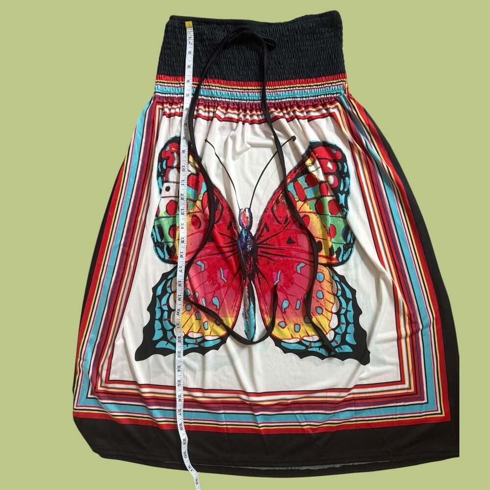 Y2K Butterfly Halter Sundress - Picture 7 of 8